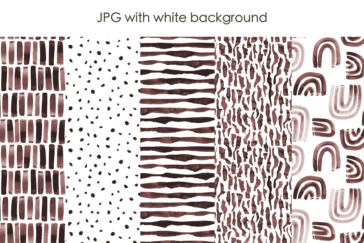 Painted shapes - patterns collection, a Pattern Graphic by Wild Rose (Photo 6 of 9)
