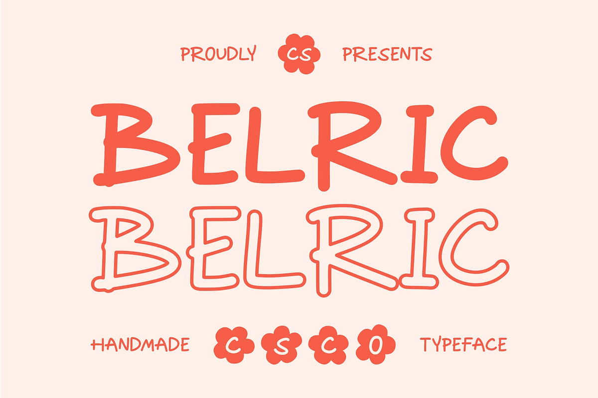 CS Belric – Cute Handwritten Font, a Handwritten Font by Craft Supply Co. (Photo 1 of 8)