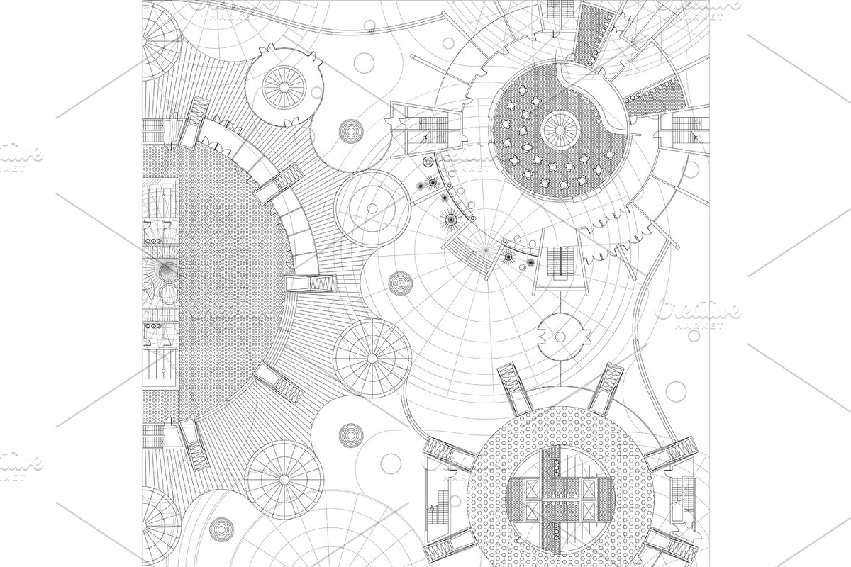 Blueprint., a Technology Illustration by bolotoff