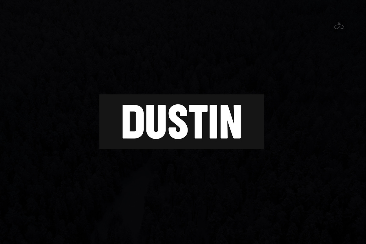 Dustin Modern Typeface, a Sans Serif Font by Design Stag (Photo 1 of 4)