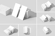 Bifold DL flyer mockup on a stone, a Print Template by simuradi (Thumbnail 10 of 10)