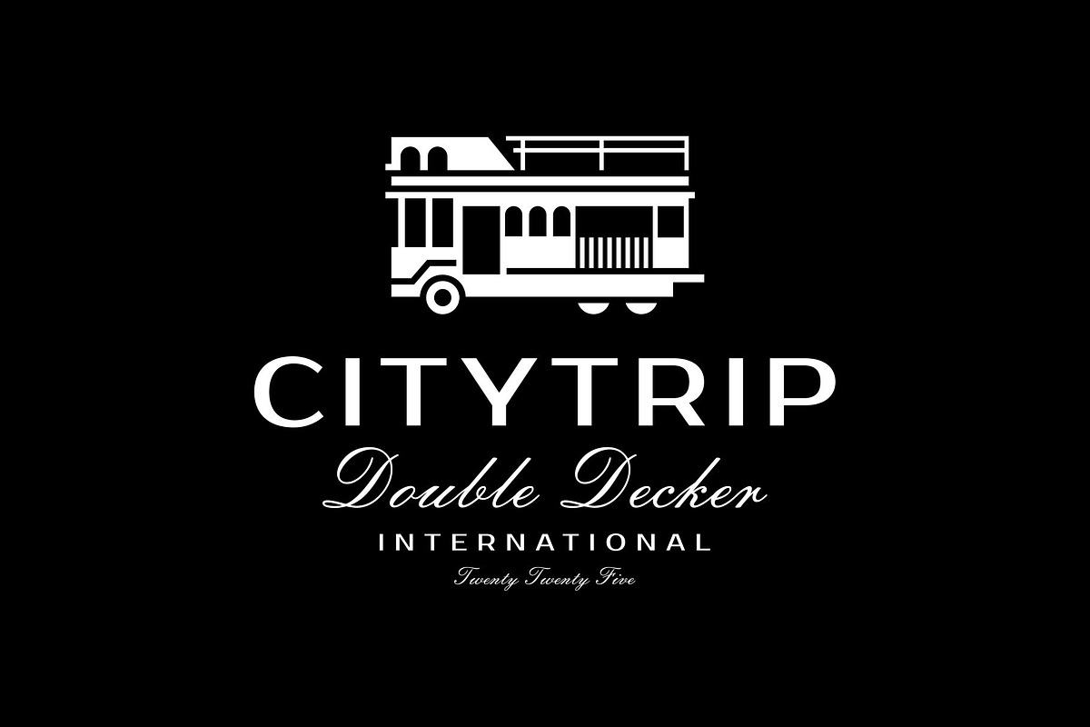 Double Decker Bus Logo, a Branding & Logo Template by Buqancreative (Photo 2 of 3)