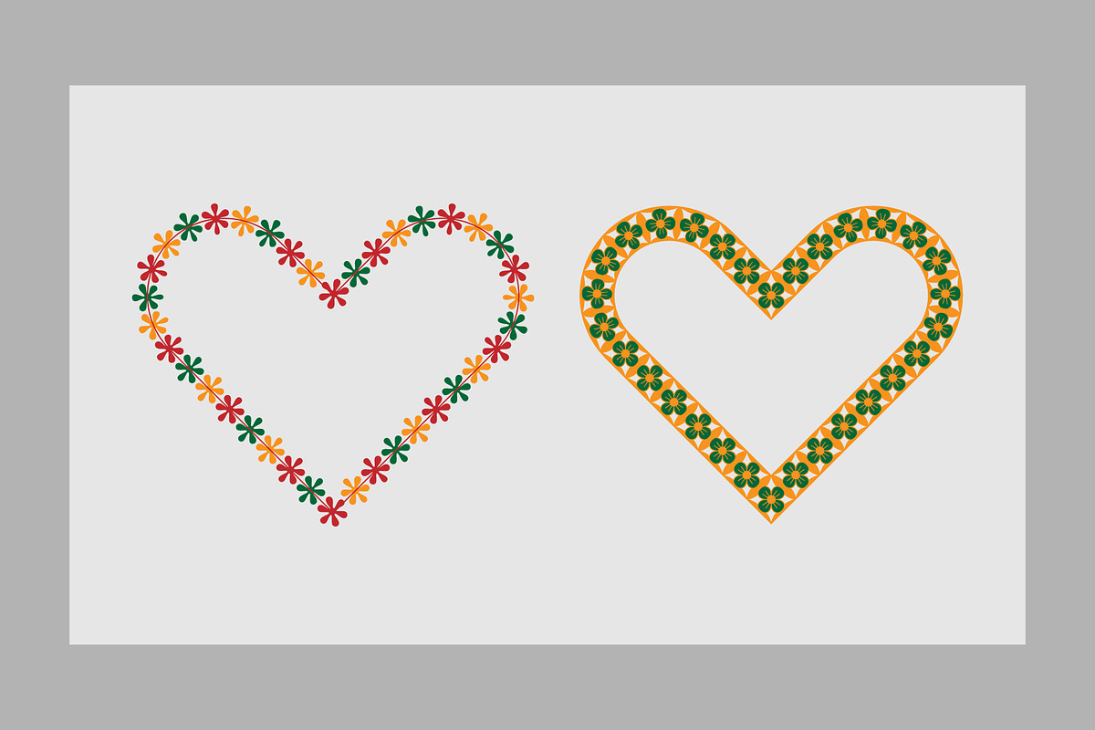 Heart Frame Design Collections, a Decorative Illustration by Lakhan1998 (Photo 6 of 6)
