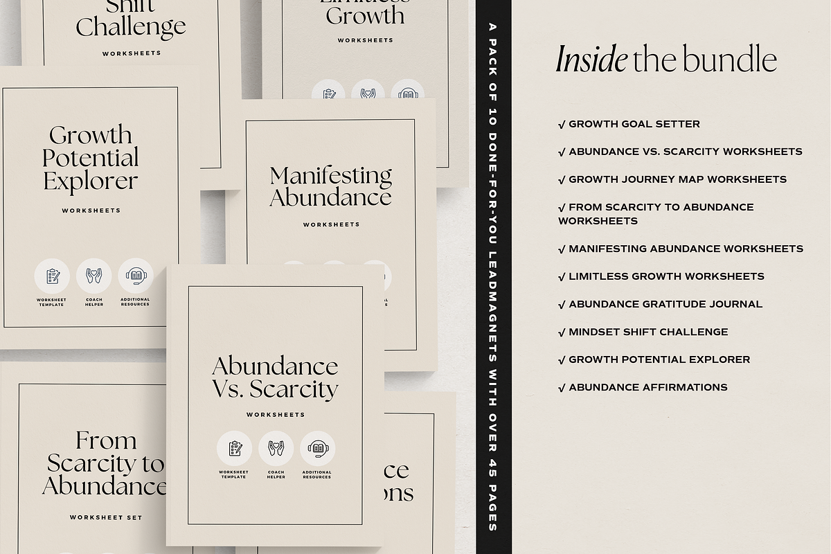 Growth Mindset Lead Magnet Pack, a Marketing Template by HelloKarla (Photo 3 of 3)