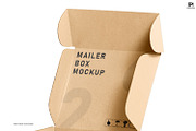 Square Kraft Mailer Box Mockup Set, a Packaging Mockup by pixelmock (Thumbnail 13 of 19)