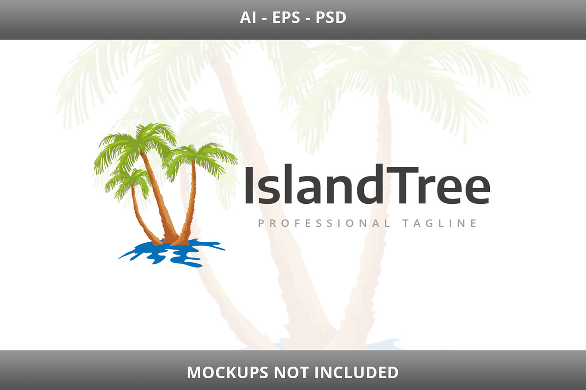 Island Tree Logo, a Branding & Logo Template by Design_Planet