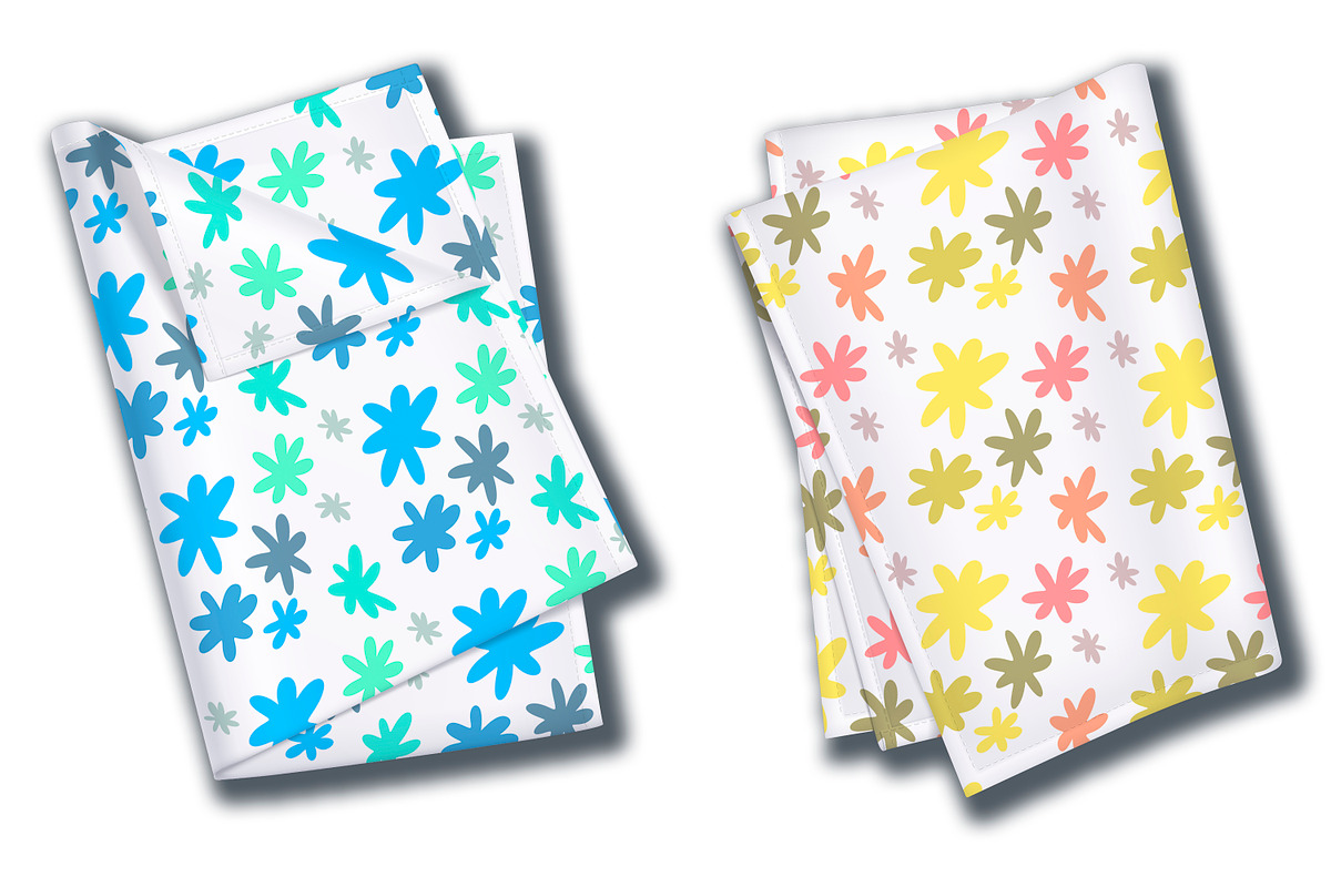 Flower Abstract Pattern, a Pattern Graphic by ArtOfSoul (Photo 2 of 4)