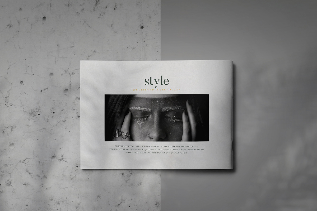 STYLE - Brochure Lookbook Template, a Brochure Template by Indotitas (Photo 9 of 9)