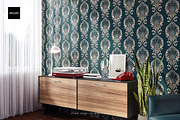 Interior Wallpaper Mockup Set v.2, a Household Mockup by Mocart (Thumbnail 8 of 11)