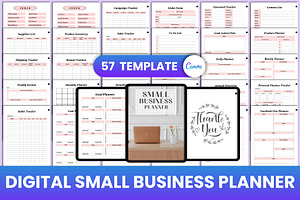 Digital Small Business Planner Canva