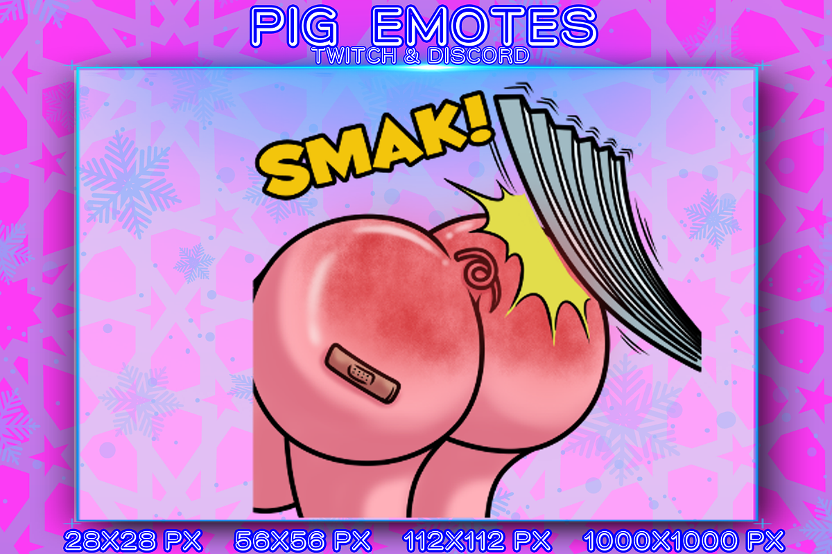 PIG EMOTES, an Animal Illustration by YUNGMOTS (Photo 4 of 5)