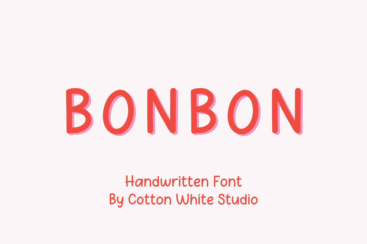 Bonbon, a Handwritten Font by Sofia Skoog (Photo 1 of 10)