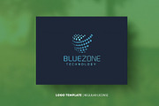 BlueZoneTechnology, a Branding & Logo Template by Cre8iveSense (Thumbnail 1 of 5)