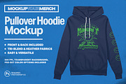 Pullover Hoodie Merch Mockup, a Merchandise Mockup by Brent Galloway (Thumbnail 1 of 5)