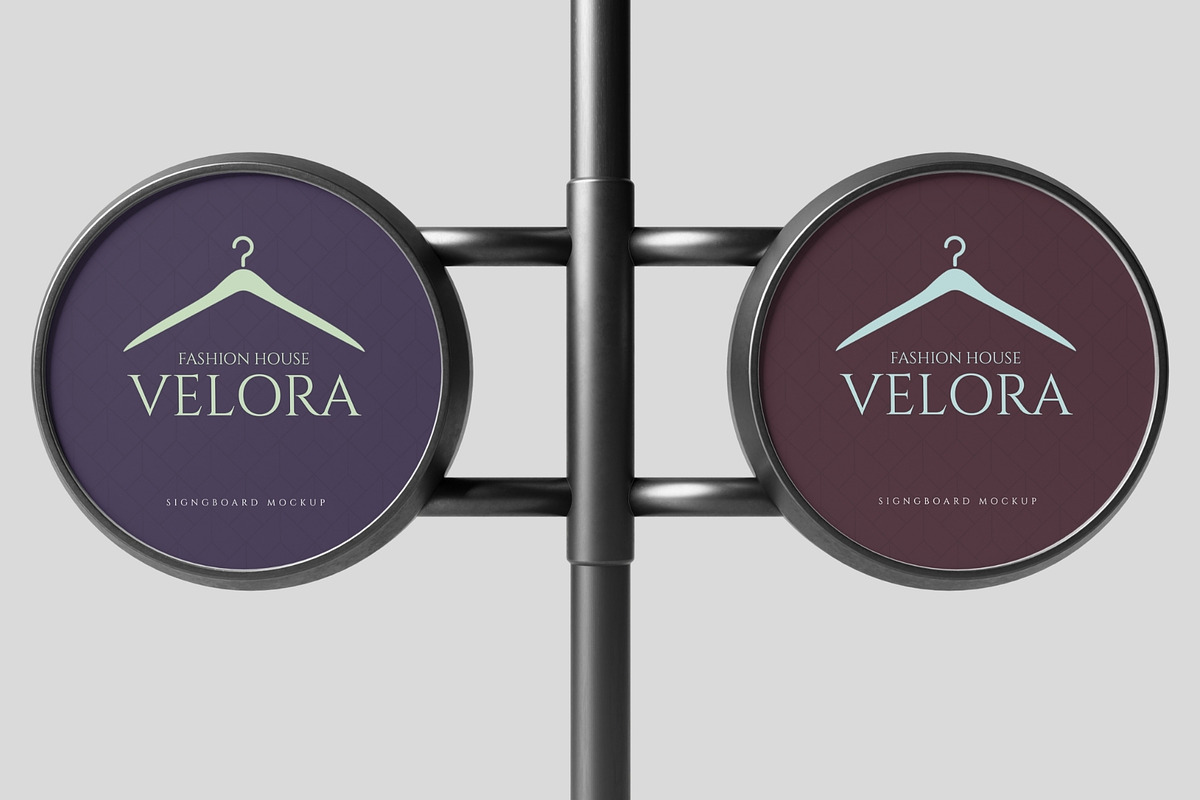 Realistic Signage Mockup PSD, an Advertising Mockup by MA-KING_ART (Photo 2 of 5)