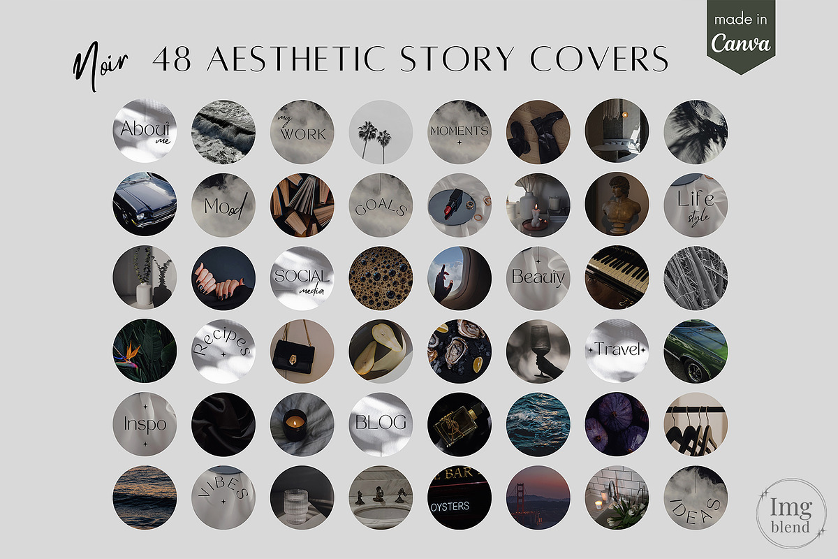 Aesthetic Story Highlight Covers, a Social Media Template by Imageblend (Photo 1 of 3)