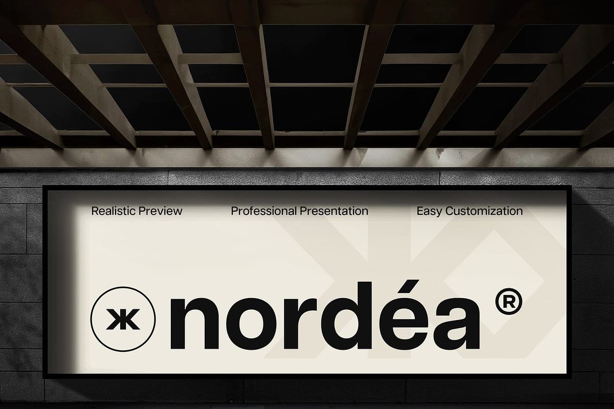 Nordea Branding Mockup, an Advertising Mockup by etigma.com (Photo 11 of 26)
