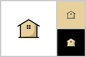 Simple House Vector Icon, a Solid Icon by quadrazo