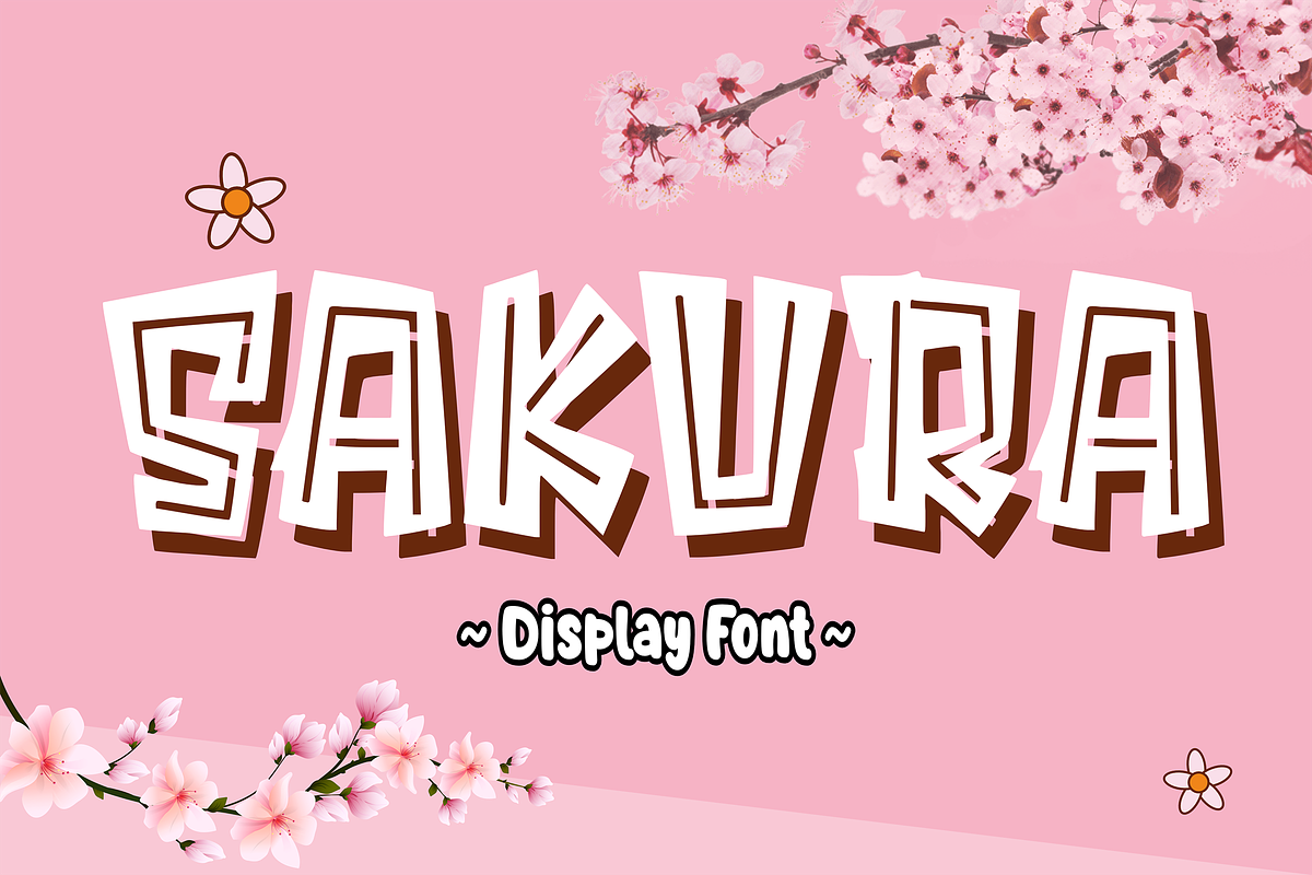 Sakura - Comic FOnt Types, a Font by KiddoGlyphs Studio (Photo 1 of 3)