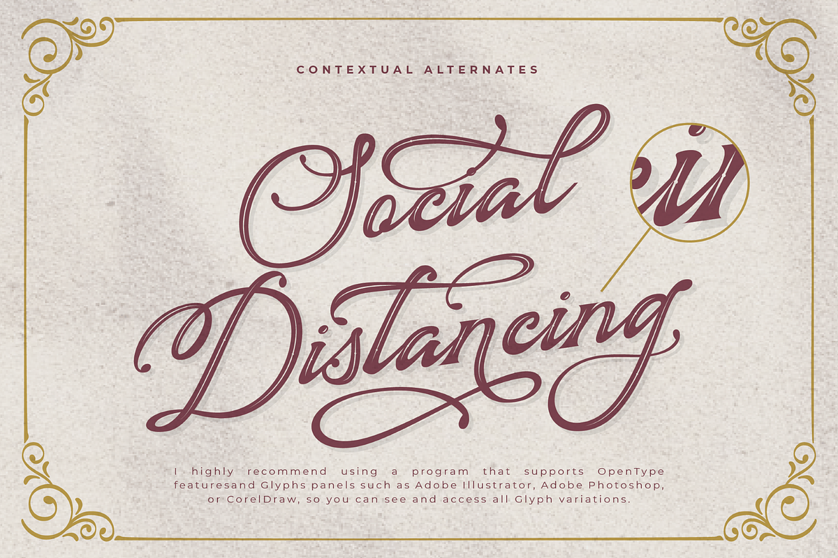 Lovely Sunday Script Font, a Script Font by Monoco Type Foundry (Photo 5 of 9)