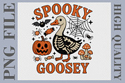Spooky Goosey Halloween PNG, a Graphic by olgasallom (Thumbnail 1 of 3)