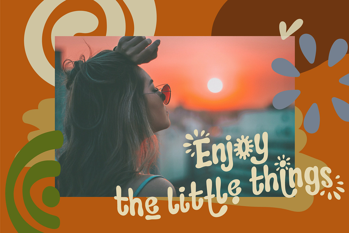 Vegan playful font, a Script Font by Anna Zakharchenko (Photo 13 of 19)