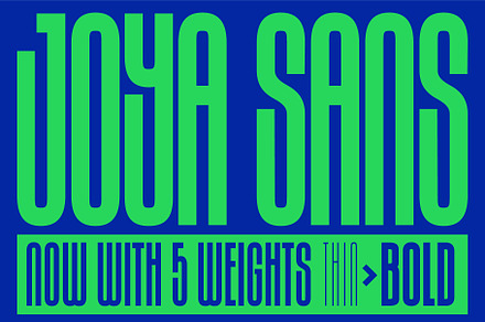 Joya Sans V2 - Condensed Font Family, a Sans Serif Font by BTYPE