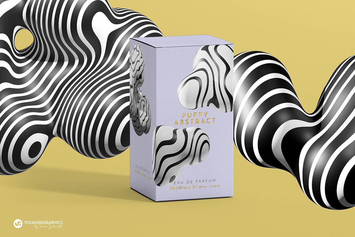Puffy Abstract 3D Graphics Shapes, an Object Graphic by Youandigraphics (Photo 7 of 15)