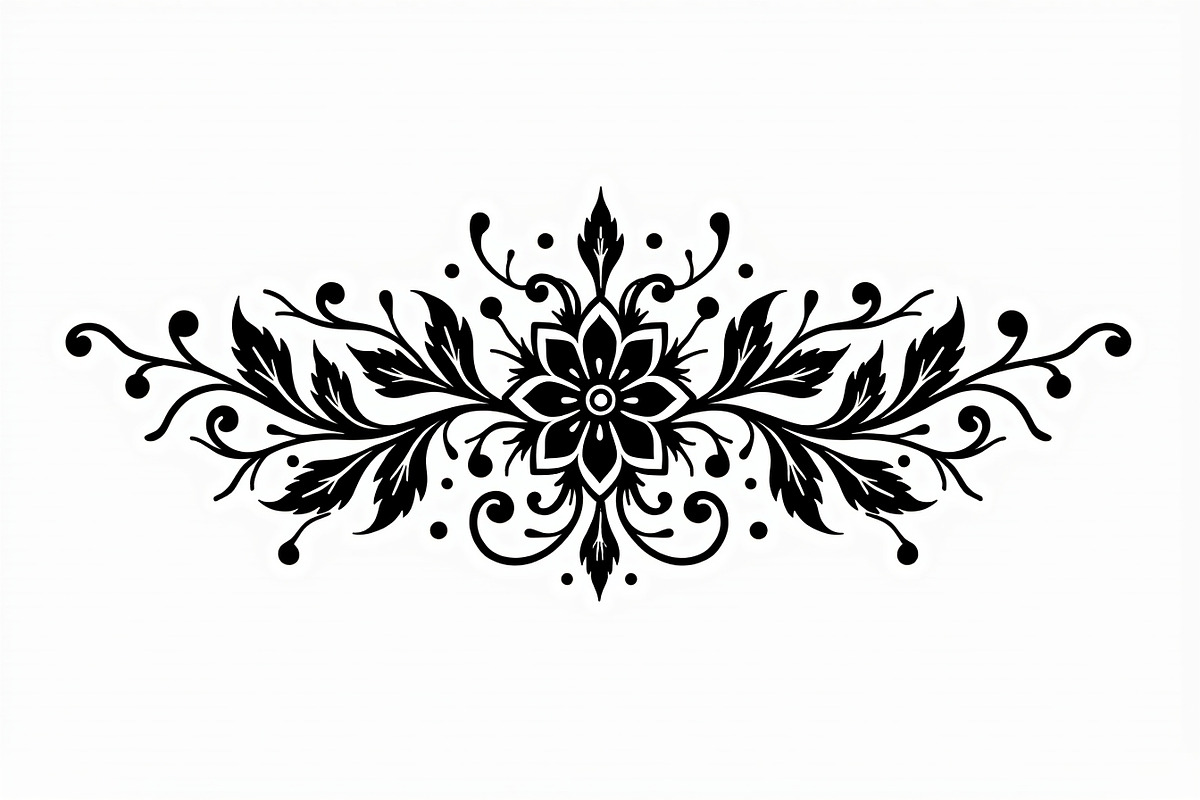Modern Mandala Line Design, an Illustration by Artivon (Photo 6 of 9)