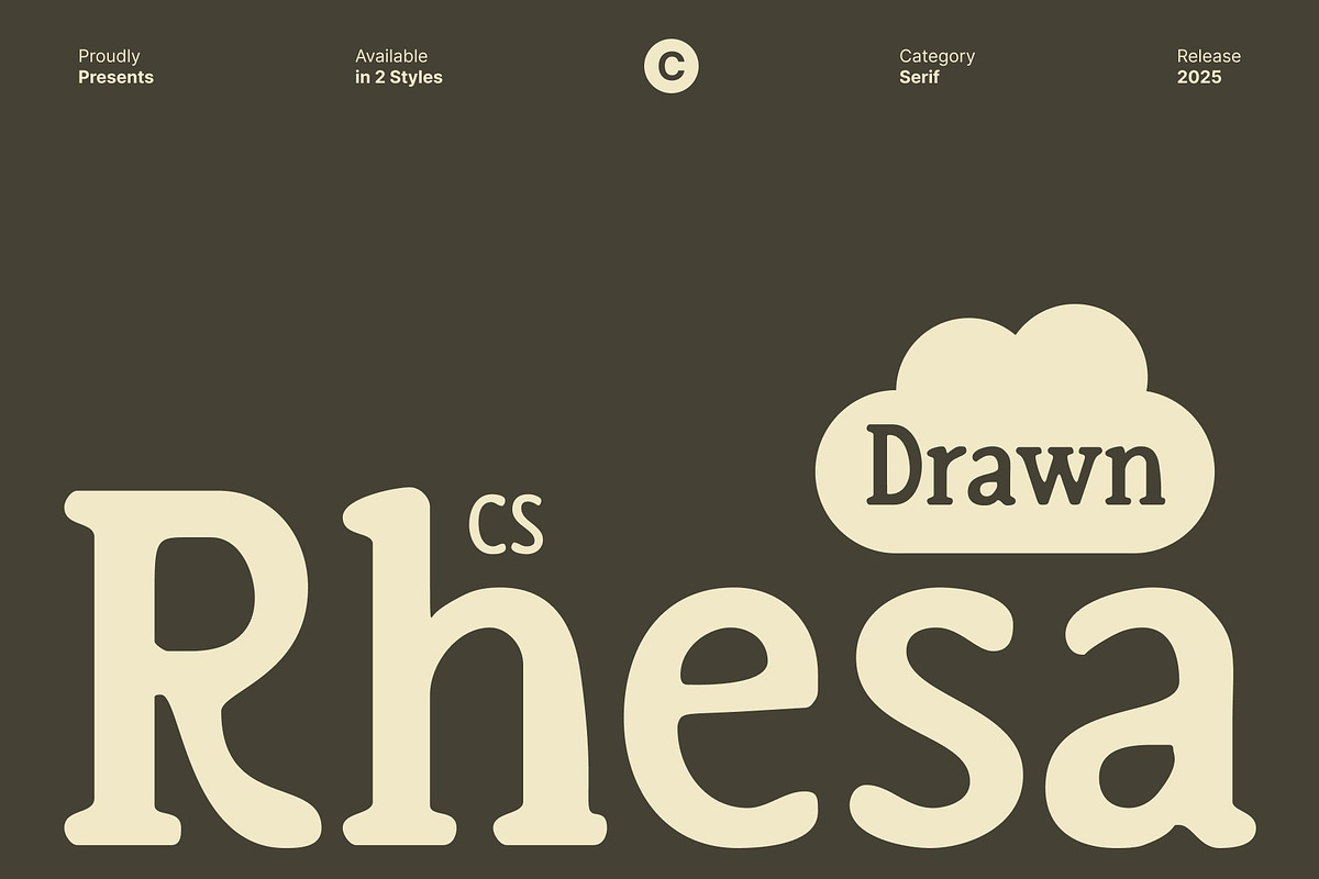 CS Rhesa Drawn, a Serif Font by Craft Supply Co. (Photo 1 of 8)