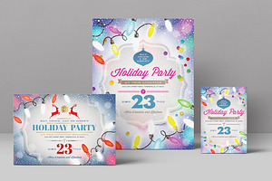 Christmas Party Flyer Template, a Flyer Template by StockLayouts