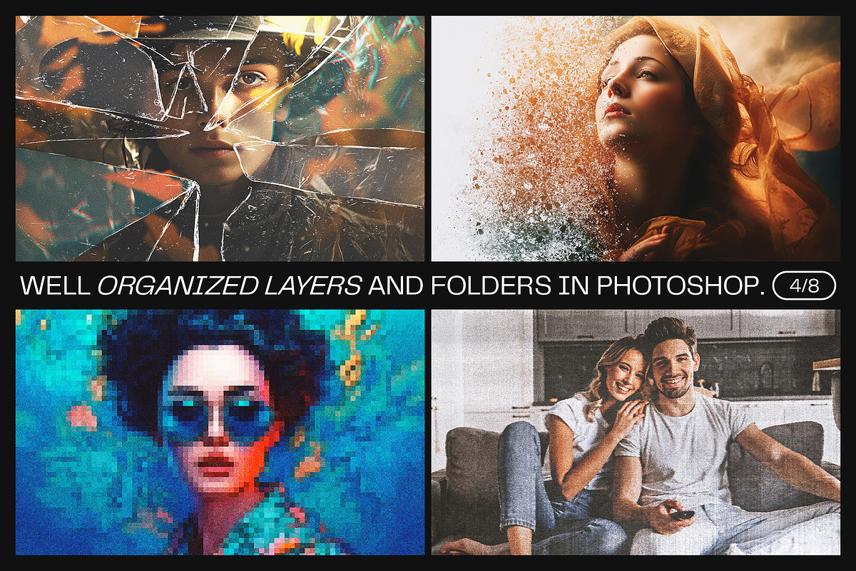 12 Photo Effect Templates, a Layer Style Add-On by iDoodle Studio (Photo 4 of 6)