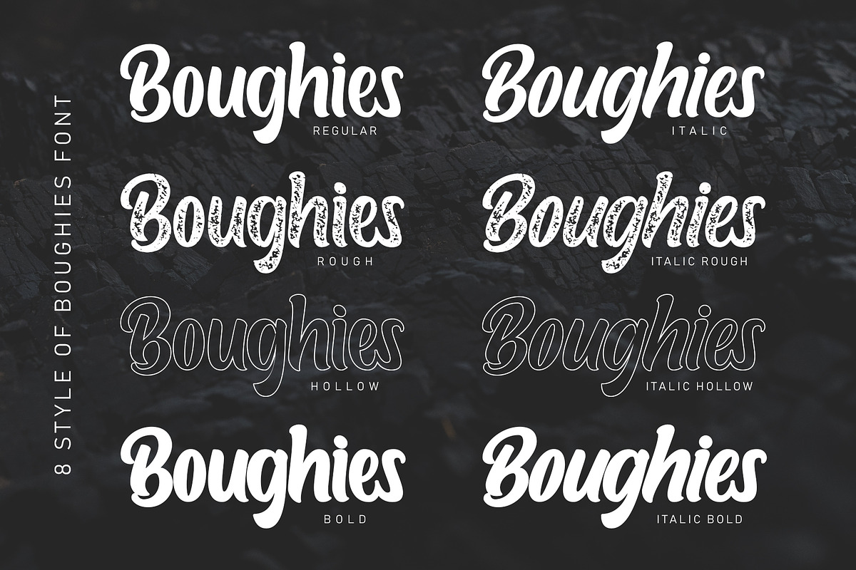 Boughies Typeface preview 3