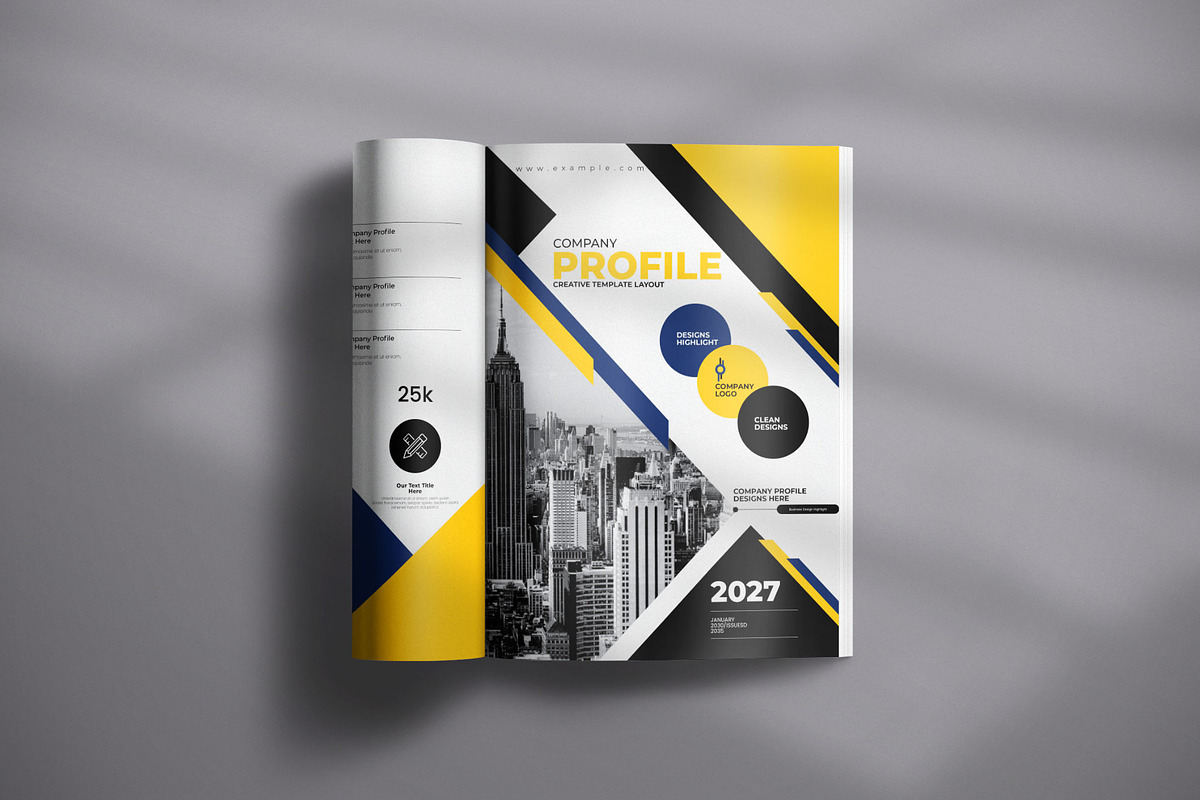 Agency Brochure Template Layout, a Brochure Template by Creative-Work (Photo 5 of 8)