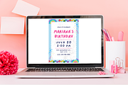 Rainbow Happy Birthday Invitations, a Templates & Theme by TemplateCastleStore (Thumbnail 7 of 9)