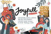 Joyfull Pattern, a Pattern Graphic by AM studio (Thumbnail 1 of 4)