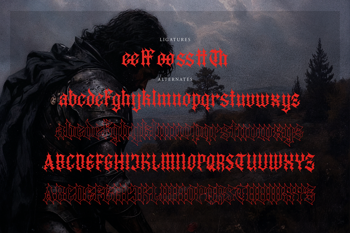 Tonduk | Blackletter Font, a Blackletter Font by Denustudios (Photo 12 of 12)