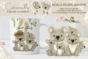 Koalas Collection | 22 Elements, an Animal Illustration by Jen Digital Art (Thumbnail 7 of 7)