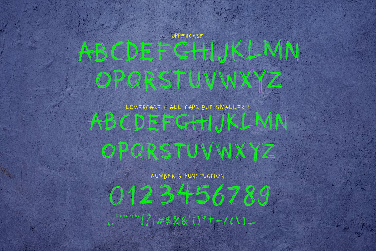 Grunge Crayon SVG Fonts, a Handwritten Font by tomatstudio (Photo 8 of 8)