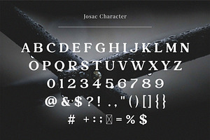 Josac - Nostalgic Serif Font