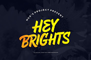 Hey Brights, a Font by NUGS (Thumbnail 1 of 9)