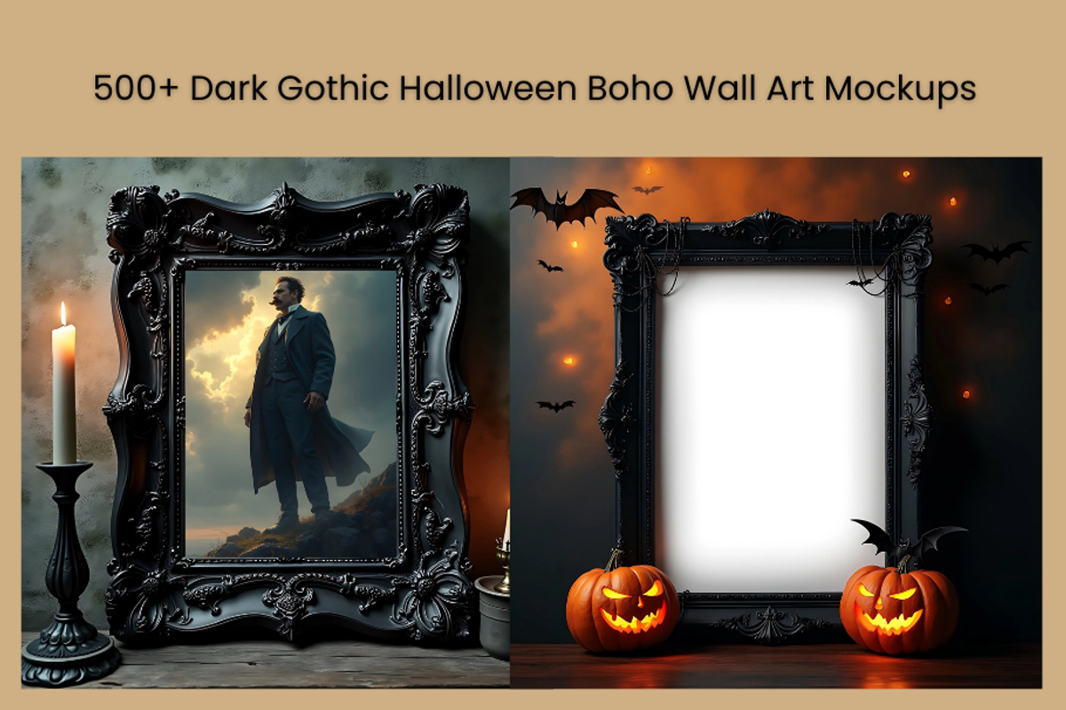 500+ Frame Mockup Bundle, a Mockup by StormDigitalArt (Photo 5 of 6)