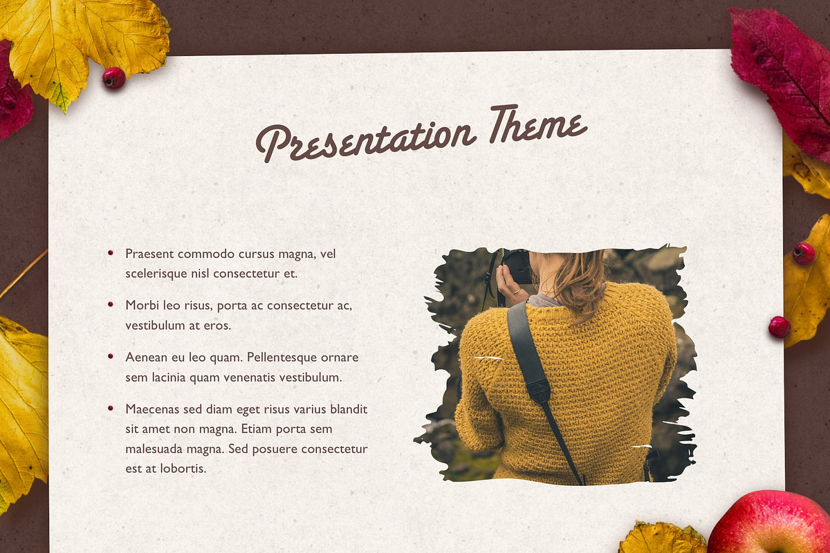 Golden Leaves PowerPoint Theme, a Presentation Template by Jumsoft (Photo 17 of 19)
