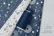 Indigo Seamless Patterns, a Pattern Graphic by Tkoko vectors & patterns (Thumbnail 12 of 16)
