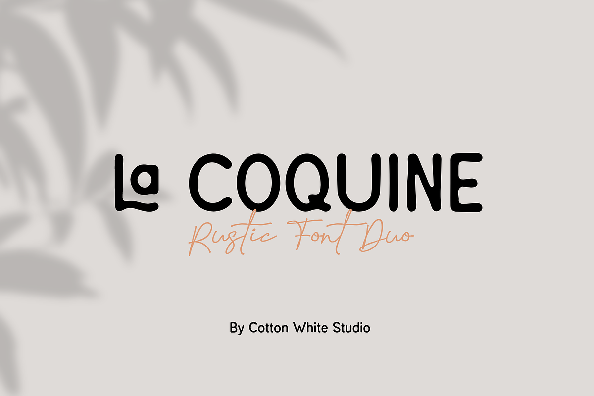 La Coquine, a Handwritten Font by Sofia Skoog (Photo 1 of 10)