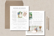 Wedding Newspaper Template, a Flyer Template by roselindoco (Thumbnail 1 of 5)