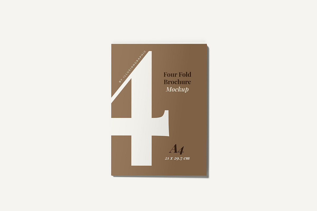 4 Fold A4 Brochure Mockup, an Advertising Mockup by Illusiongraphic (Photo 9 of 21)