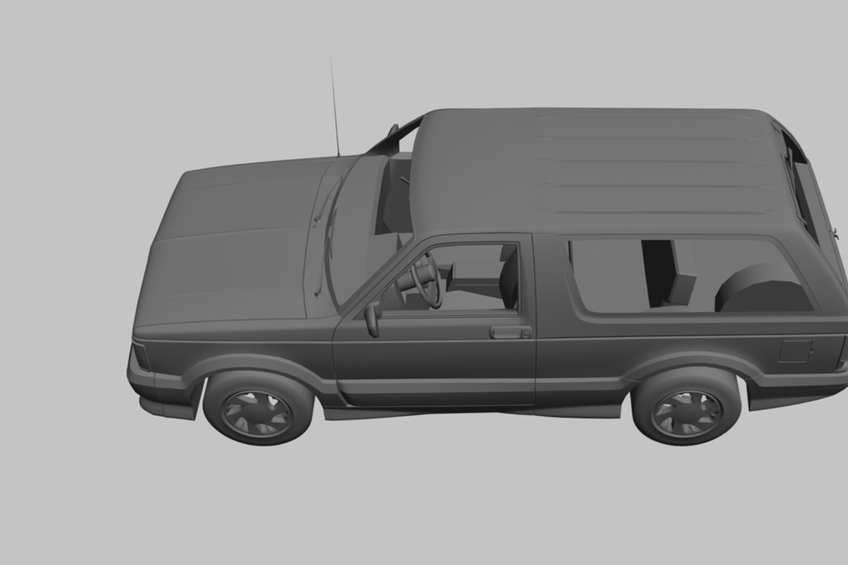 GMC Typhoon 1992, a Cars & Vehicle 3D Model by valtriiu (Photo 11 of 12)