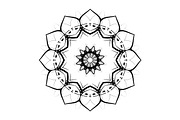 Black White Mandala Illustration Set, a Decorative Illustration by NJ Himel (Thumbnail 66 of 101)