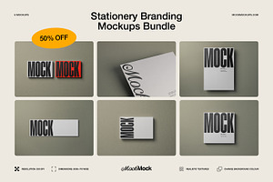 Branding Mockups Stationery Set